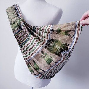 NEW Boho Green Multicolor Bolivian Aguayo Ring Sling Baby Carrier